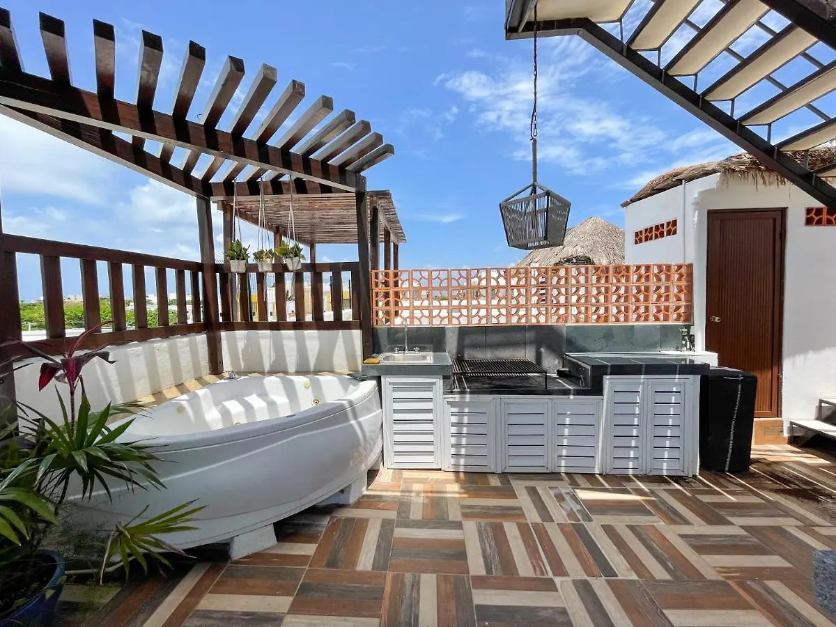 Simply Comfort Stylish Las Palmas Apartments With Pool Playa del Carmen Mexikó